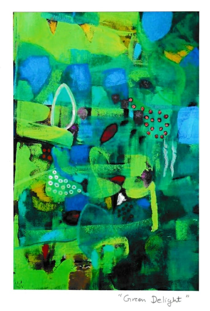 Green Delight painting